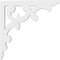 Ekena Millwork Vienna Architectural Grade PVC Bracket, 5/8"W X 10"D X 10"H BKTP01X10X10VI - alternate 4